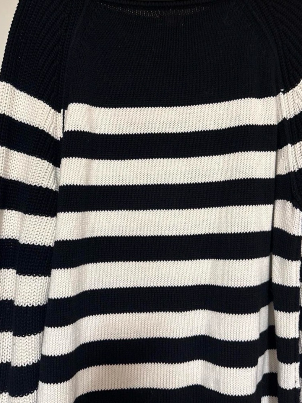 Striped Black and White Women's Sweater